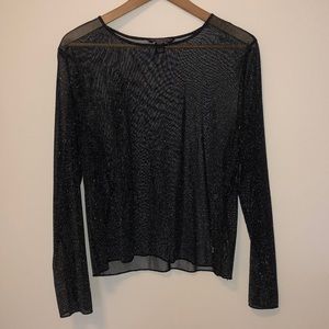 VS Mesh Glitter top